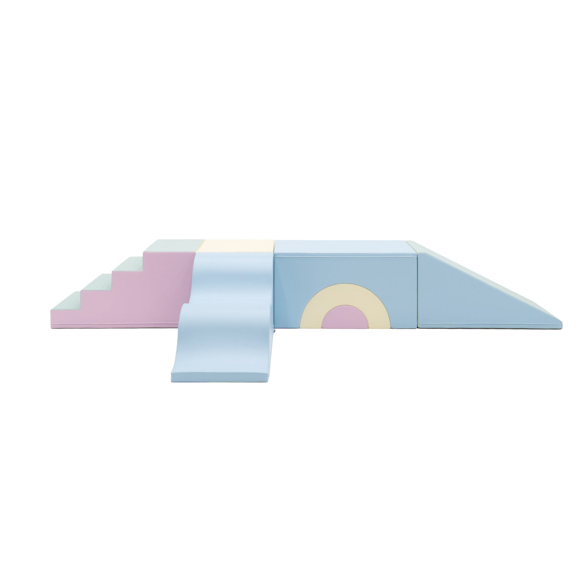 IGLU Adventure Gym in Light Pastel met glij- en klimelementen