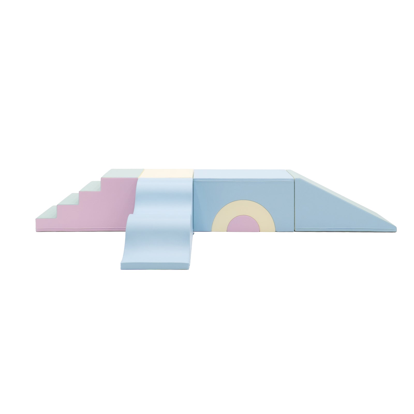 IGLU Adventure Gym in Light Pastel met glij- en klimelementen