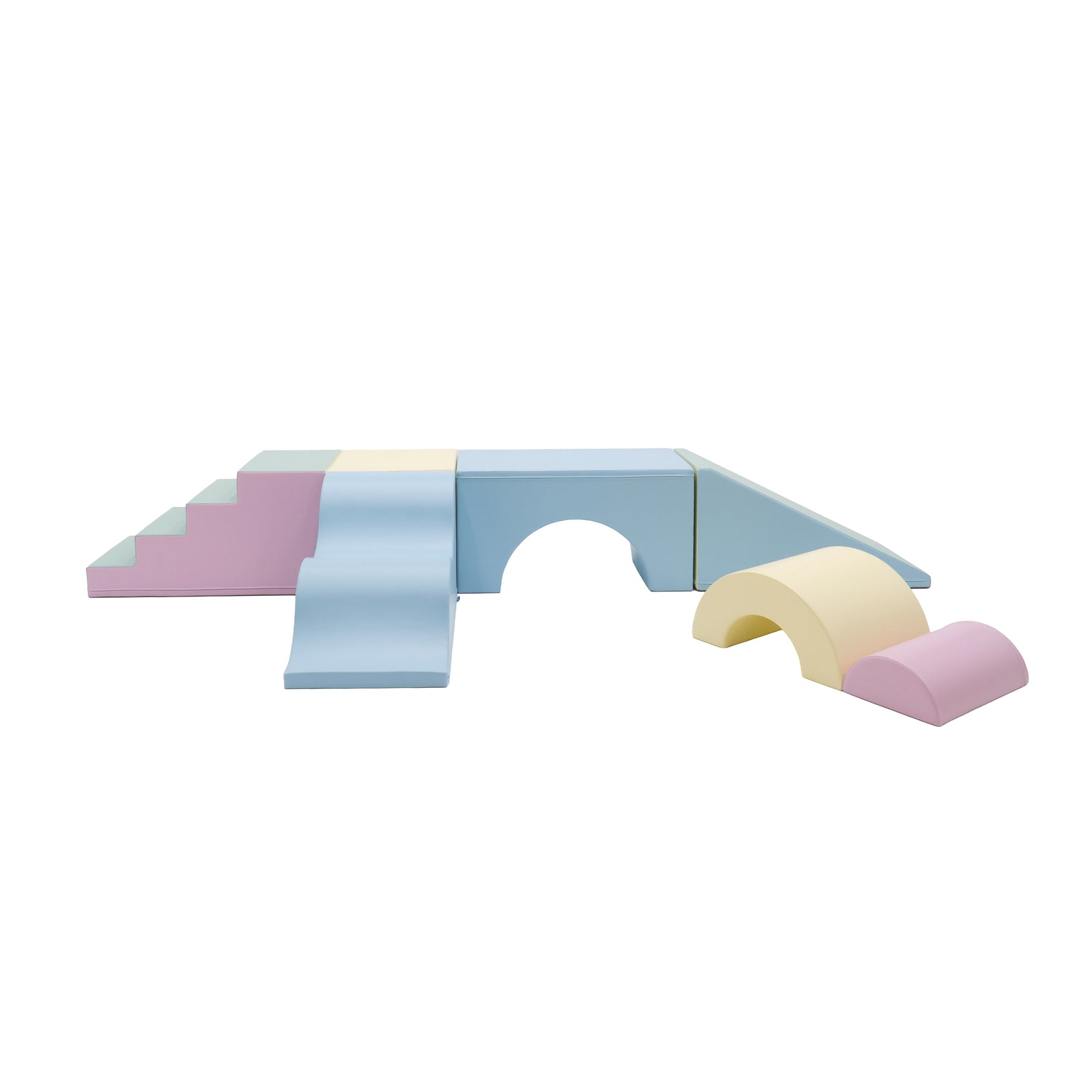 IGLU Adventure Gym soft play set in Light Pastel