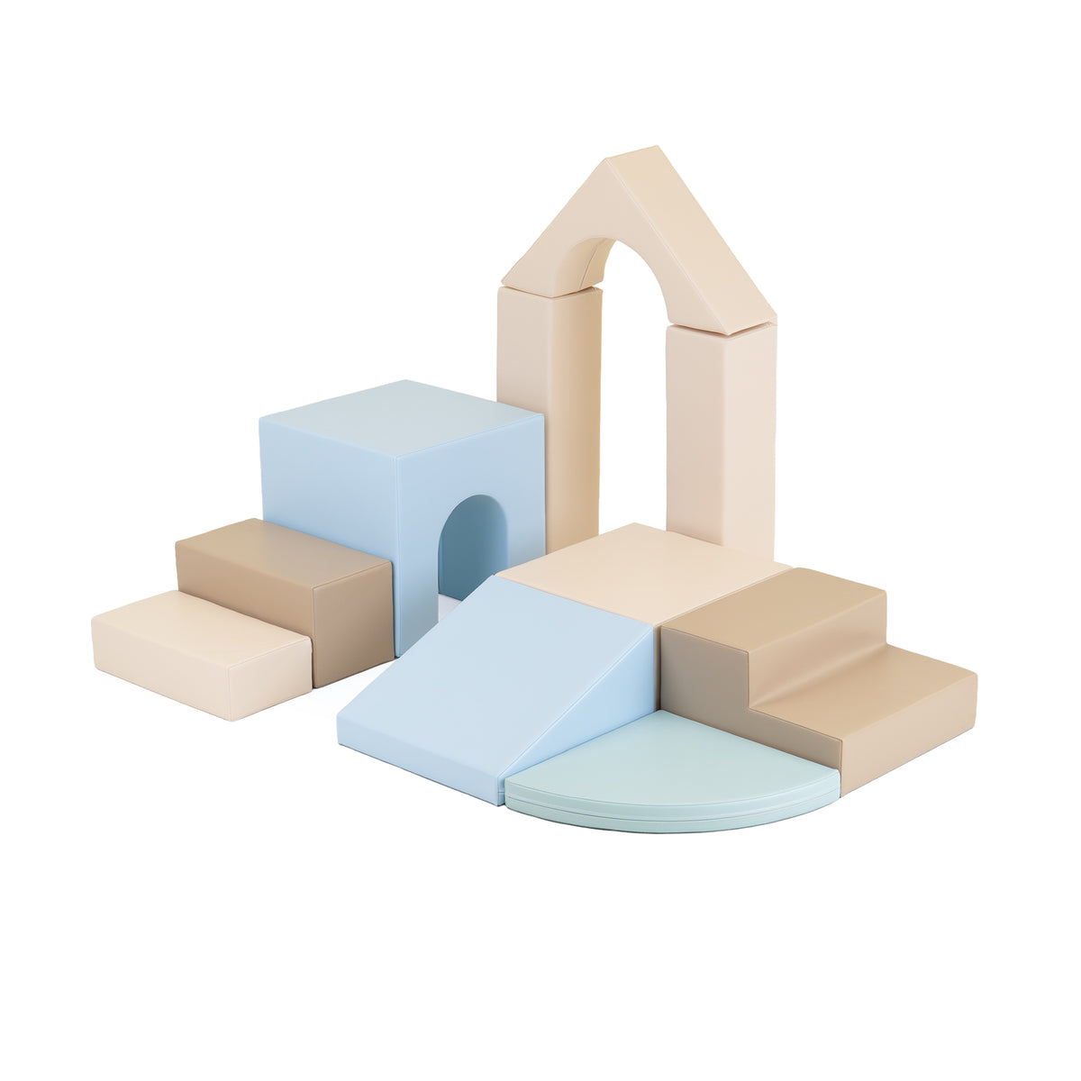 IGLU Creativity soft play bouwset in Earth Pastel