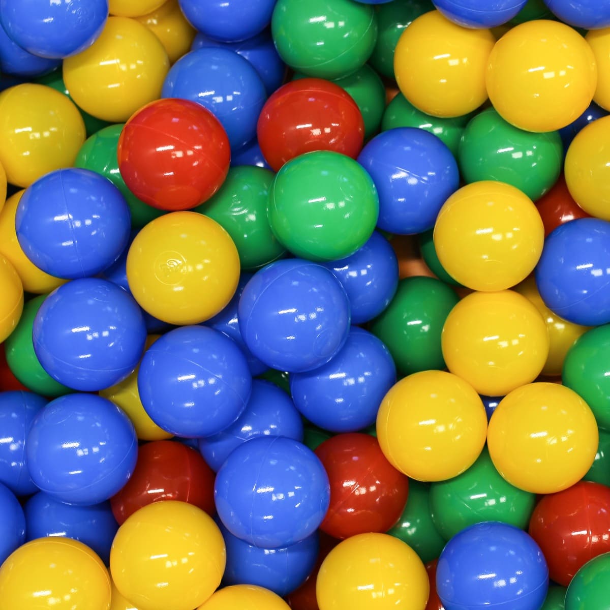 IGLU ballenbakballen multicolor – 500 stuks van 7 cm