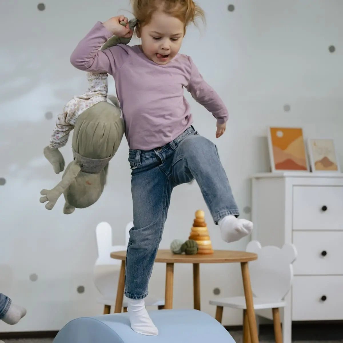 Montessori Soft Play set XL - Rainbow - Speelset