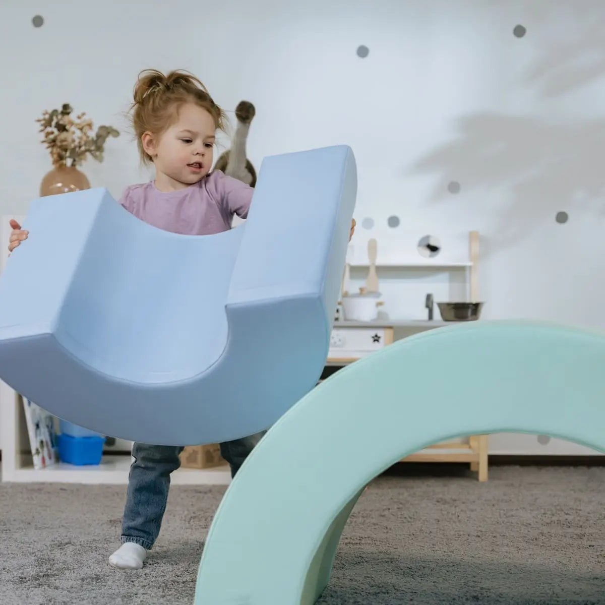 Montessori Soft Play set XL - Rainbow - Speelset