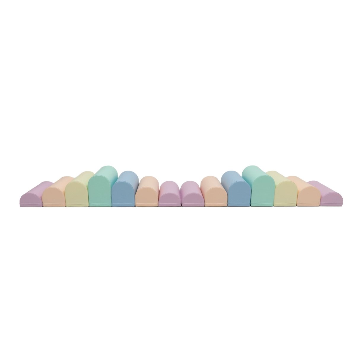 soft play set met modulaire foamblokken voor baby's peuters en kleuters