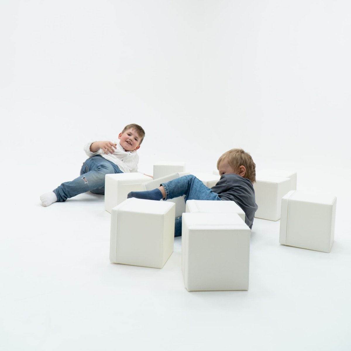 soft play set met zachte bouwblokken voor baby's en peuters tot 3 jaar