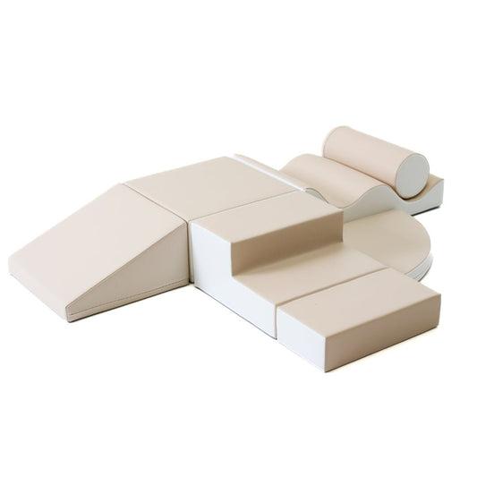 Soft Play bundel beige - Explorer met wedge - Crawler