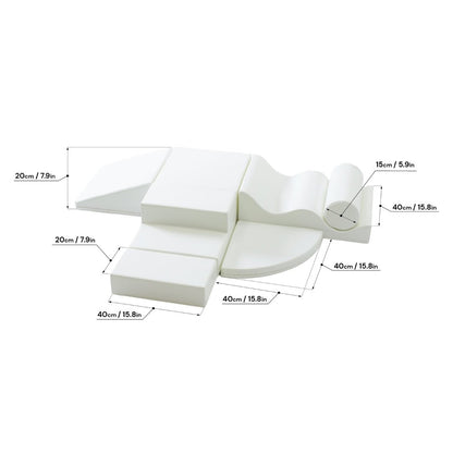 Soft Play Bundle - Explorer with Wedge White - Crawler