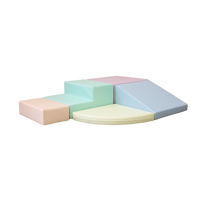 Soft Play Foamblokkenset - Corner Climber op een witte achtergrond