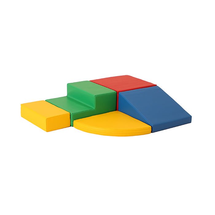 Soft Play Foamblokkenset - Corner Climber op een witte achtergrond