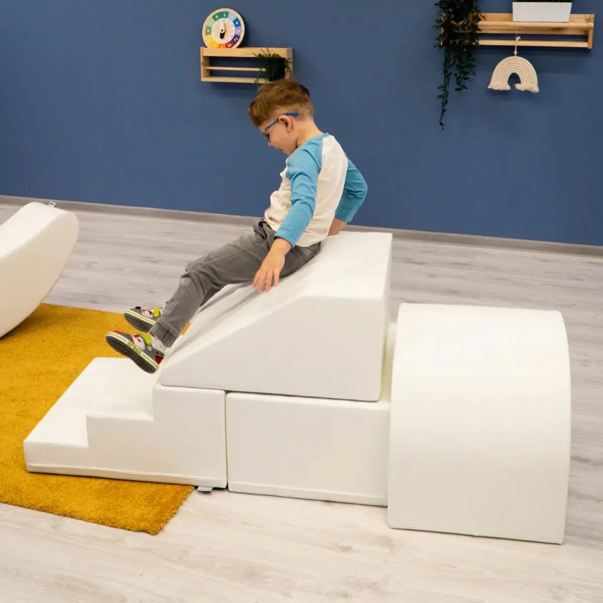 Soft Play Set - Tunnel foam speelset - Step & Slide