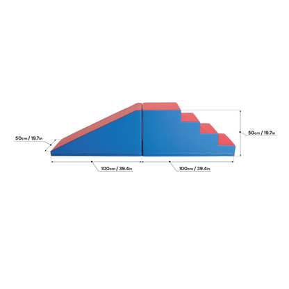 Soft Play - Step and Slide set - Mega Fun Slider - Step & Slide