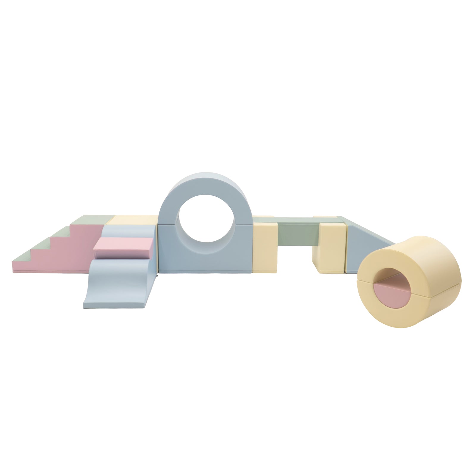 IGLU The Gym complete soft play set in Light Pastel