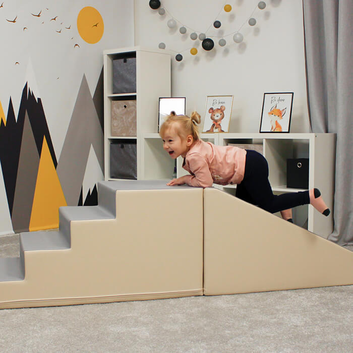 Soft Play - Step and Slide set - Mega Fun Slider