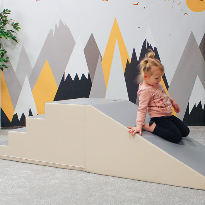 Soft Play - Step and Slide set - Mega Fun Slider