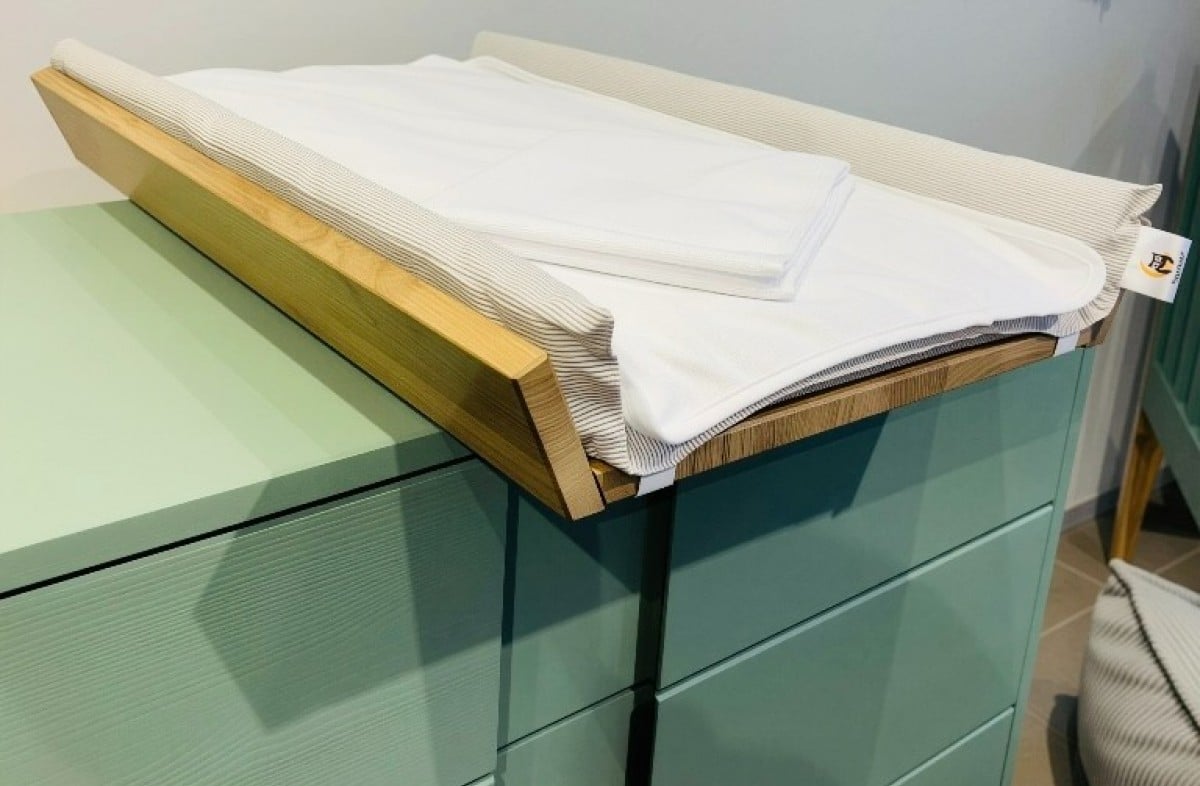 YappyIcon Verzorgingsmatras - Naturel Grijs – productbeeld 2
