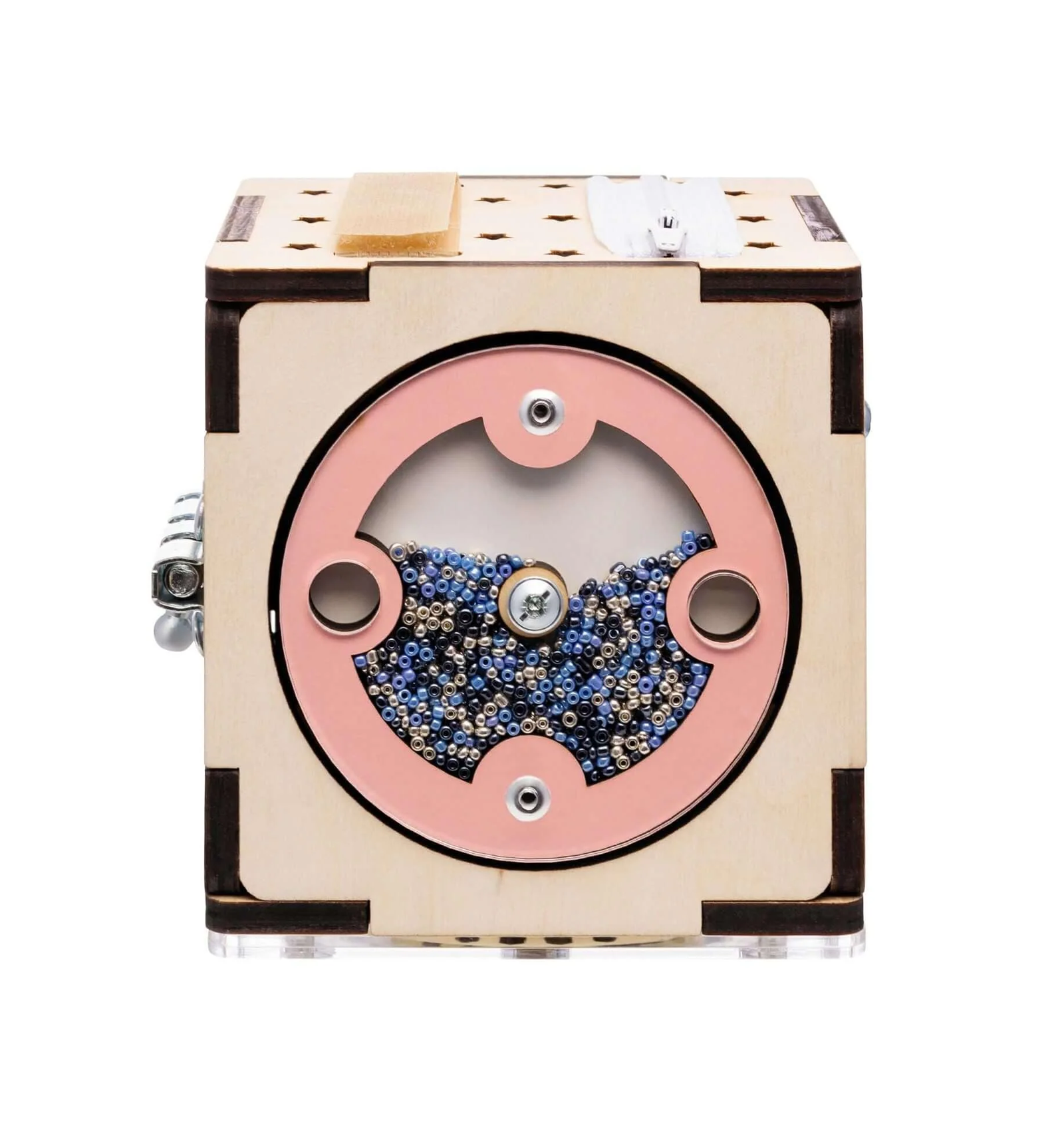 Set - BusyBoard Cottage natura/pastel and creative cube