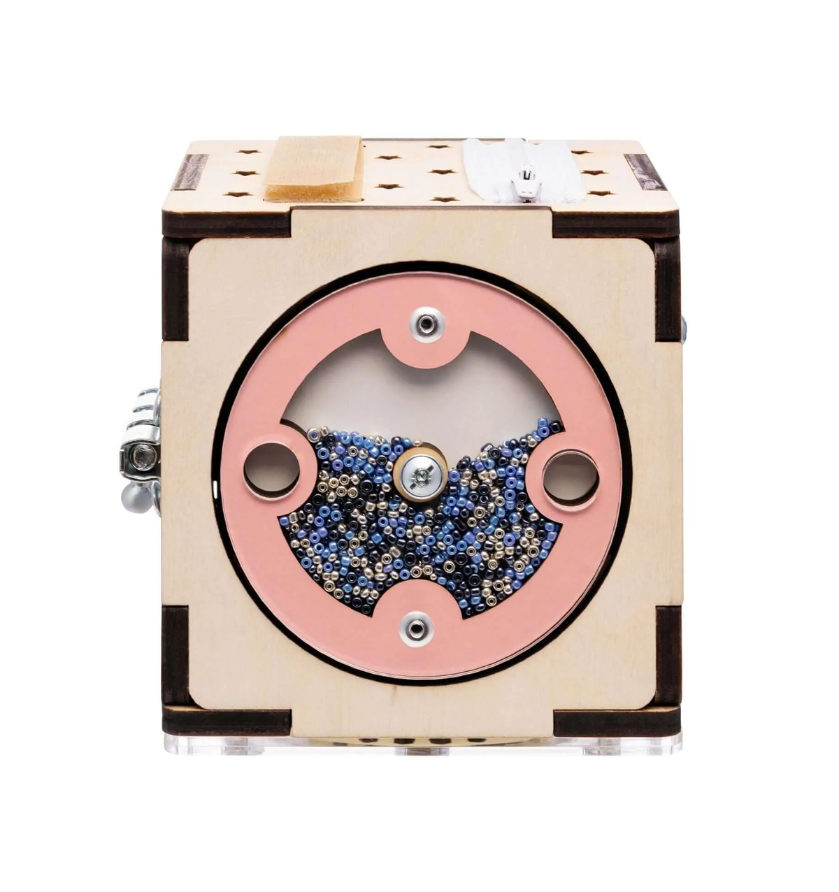 Set - BusyBoard Cottage white/pastel and creative cube