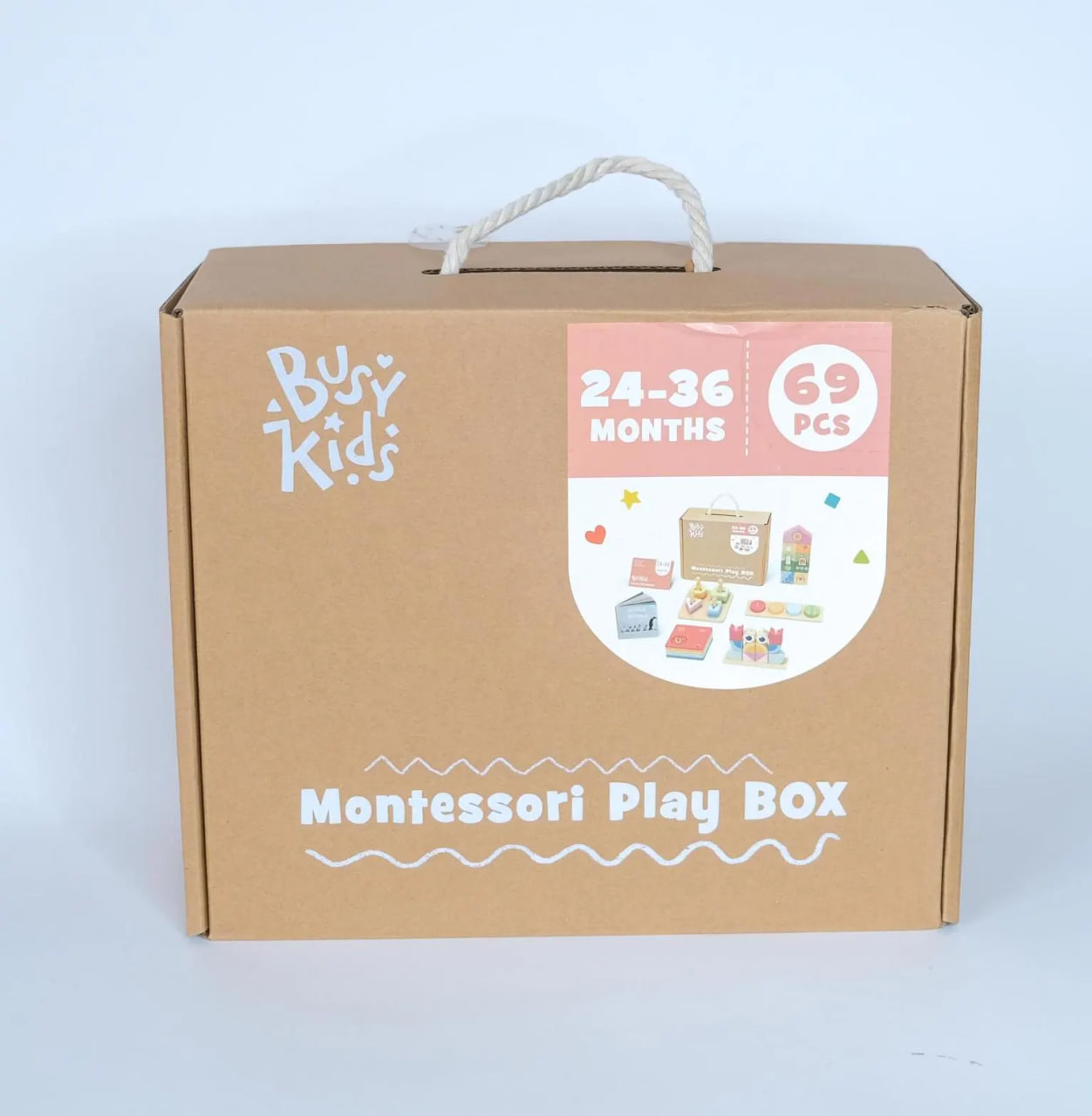 Montessori Play Box - set for children aged 24 to 36 months by BusyKids