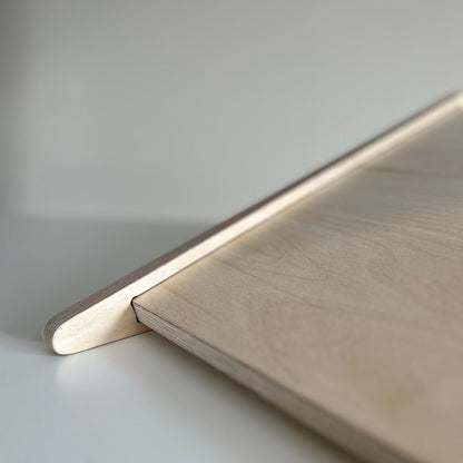 Houten kruipheuvel - glijbaan 16 cm - kruipkist accessoire - 