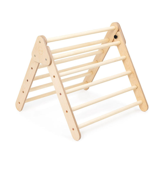 Pikler klimdriehoek premium - inklapbaar - naturel - 