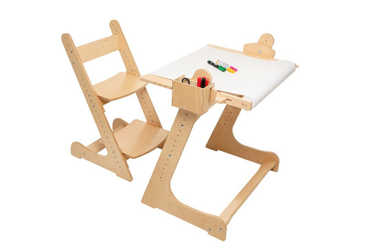 Montessori drawing table set - Evolving kids desk 