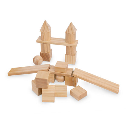 Kinderfeets gemixte blokken - Naturel - 