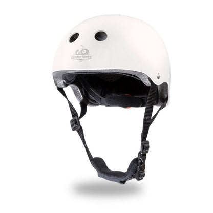 Kinderfeets kinderhelm voor op de fiets / fietshelm voor kinderen - mat wit - 