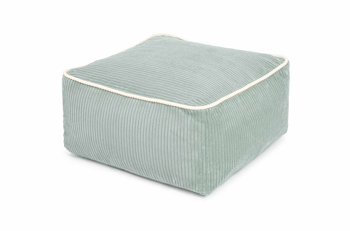 Shappy Kumo Poef Corduroy in Peppermint