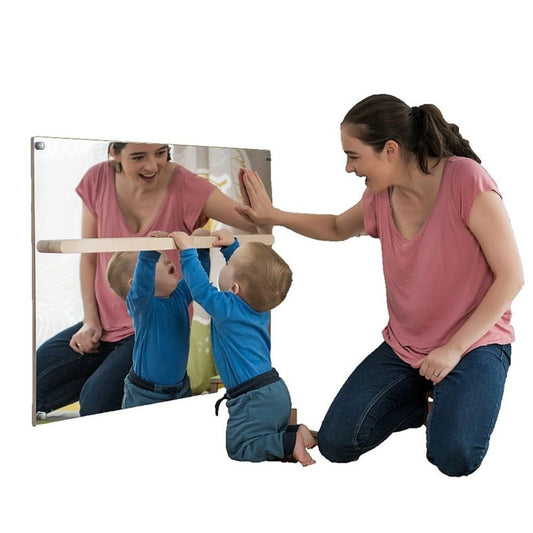 Leea Toys Montessori spiegel met balk - 