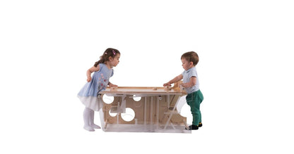 Leea’s Tower XL – dubbele Montessori‑leertoren voor twee kinderen - 