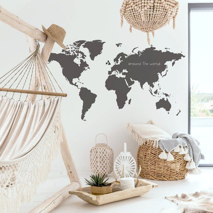 Map 6 Black Chalkboard