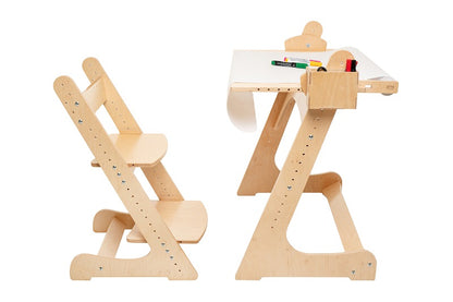 Montessori drawing table set - Evolving kids desk 
