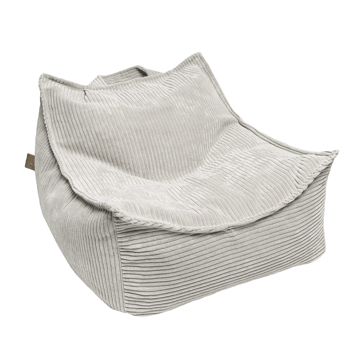 MeowBaby Aesthetic ribfluweel kinderzitzak in ecru