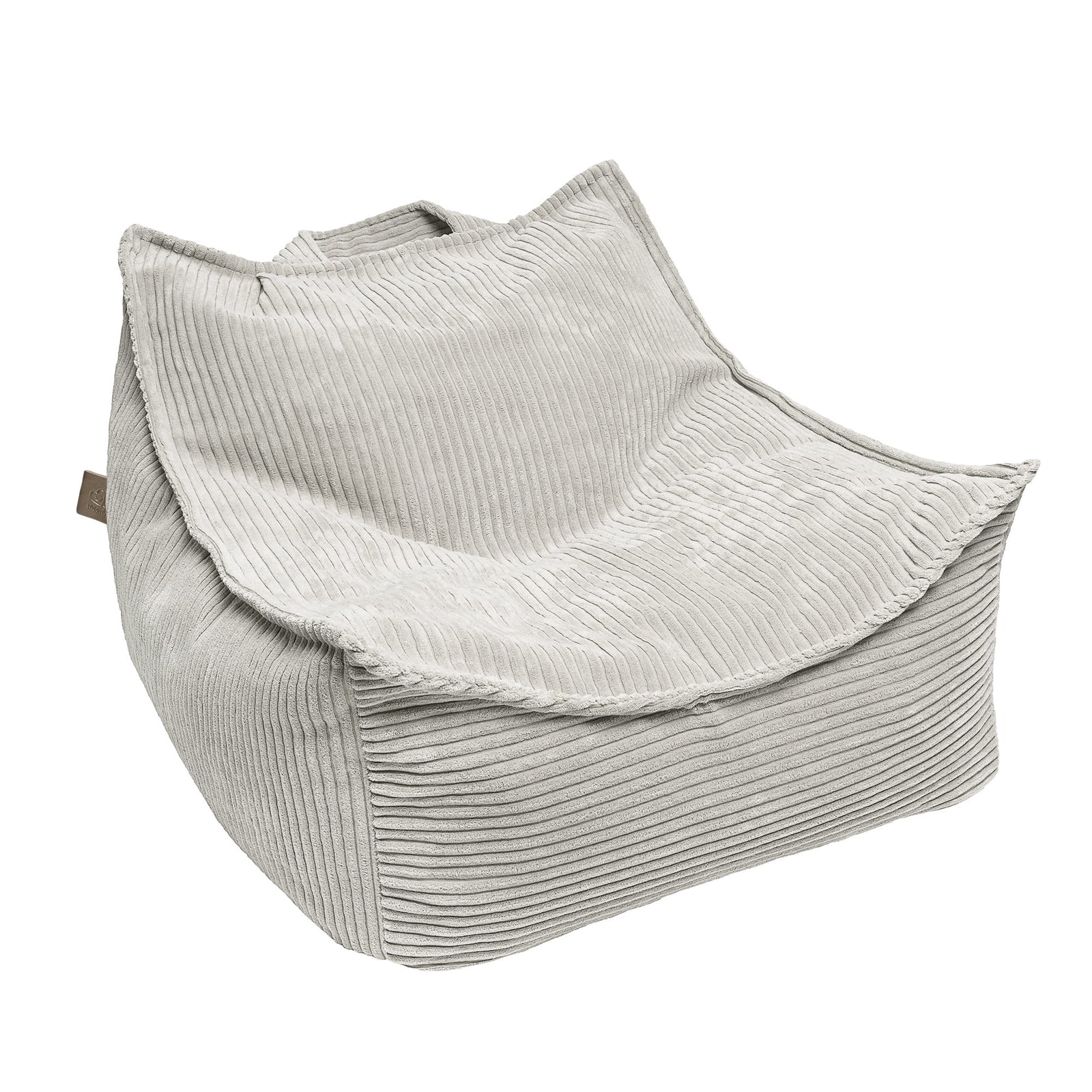 MeowBaby Aesthetic ribfluweel kinderzitzak in ecru