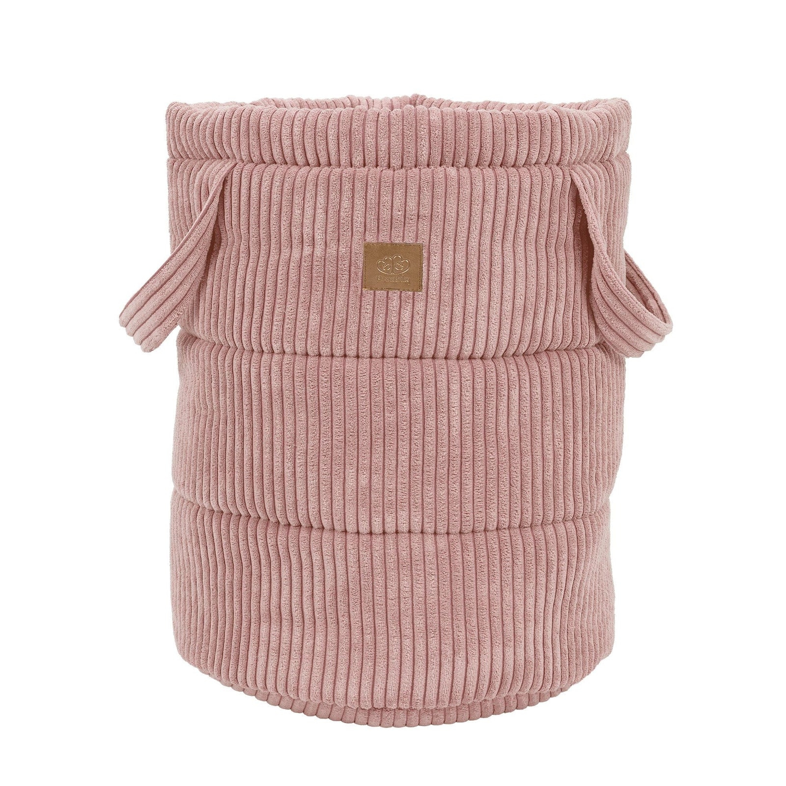 MeowBaby Aesthetic speelgoedmand in poederroze voor de kinderkamer