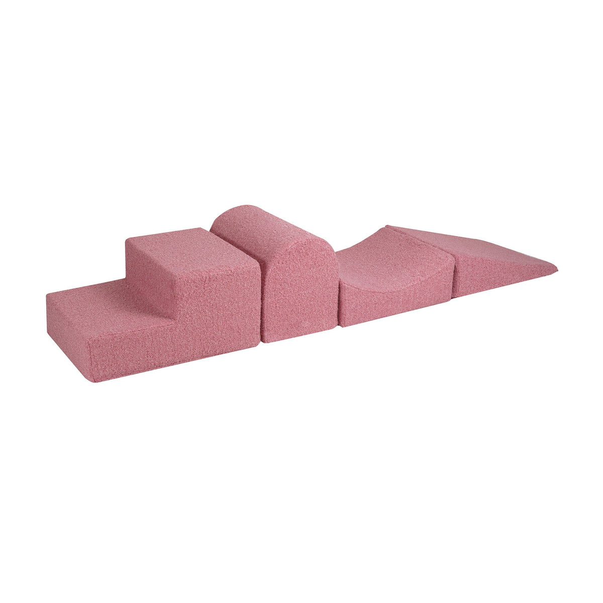 MeowBaby Bouclé softplay speelset 4-delig in roze