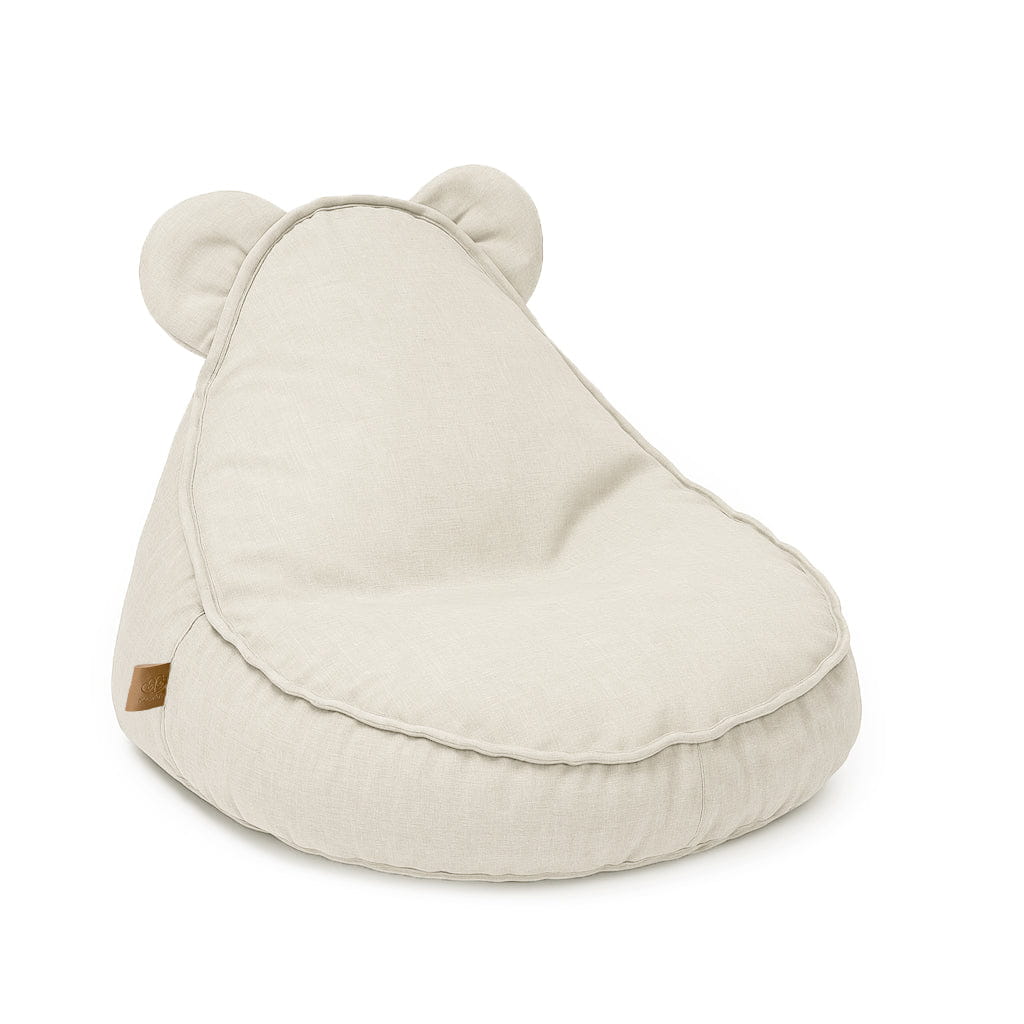 MeowBaby Outzy outdoor kinderzitzak met oortjes in beige