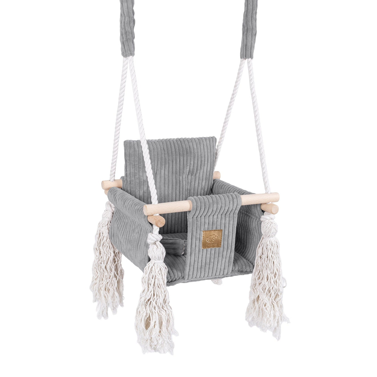 MeowBaby Square Swing vierkante binnenschommel in grijs