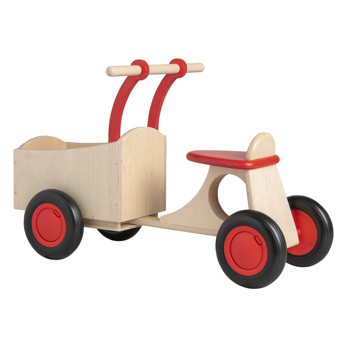 Van Dijk Toys houten loopbakfiets — rood-