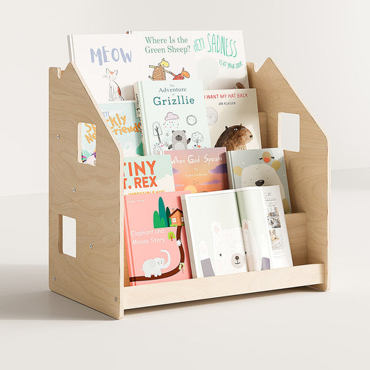BusyKids Montessori boekenkast – naturel