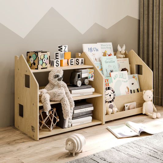 BusyKids boekenkast en speelgoedrek set – limited edition