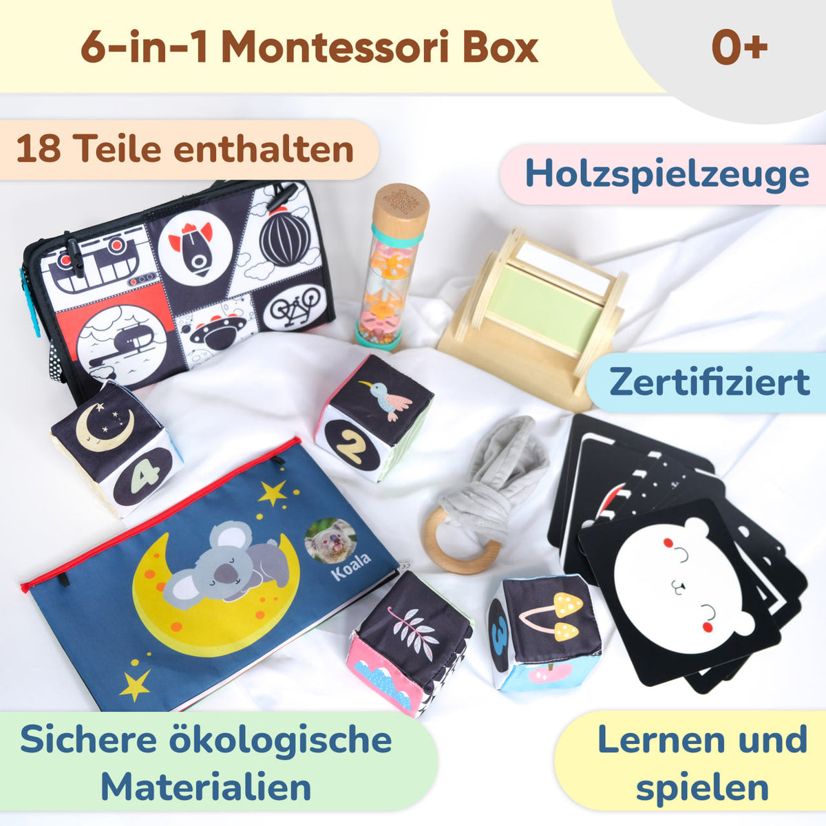 BusyKids Montessori box – 0-6 maanden – productbeeld 2