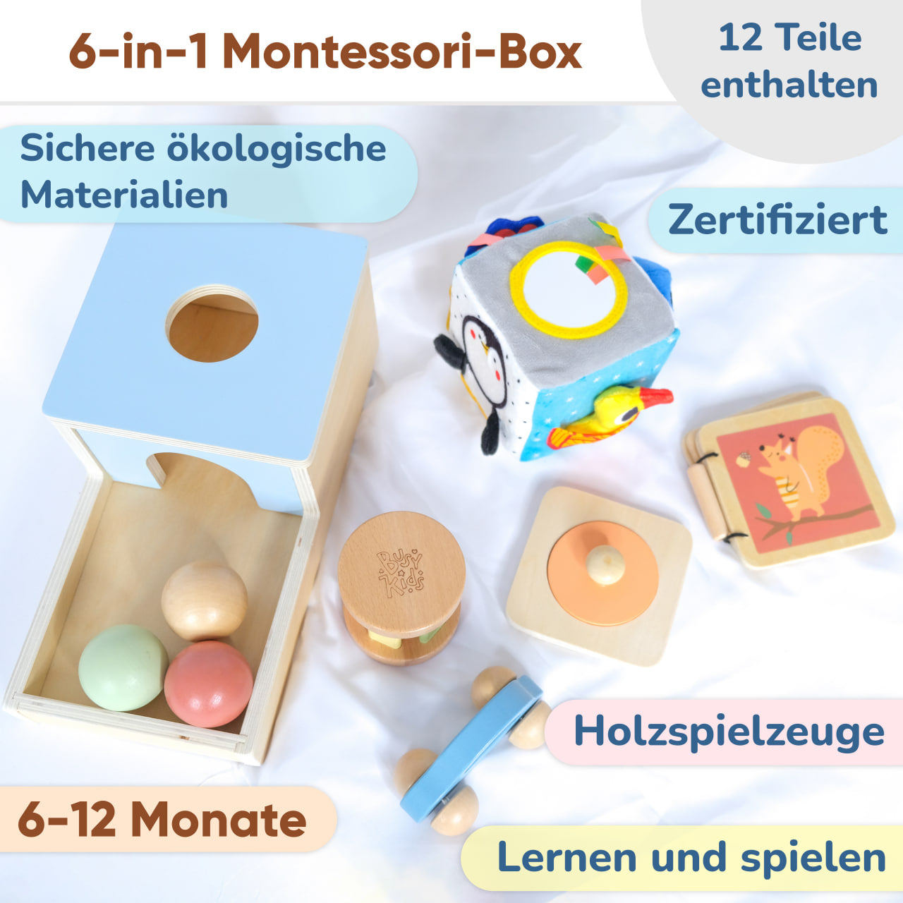 BusyKids Montessori box – 6-12 maanden – productbeeld 2