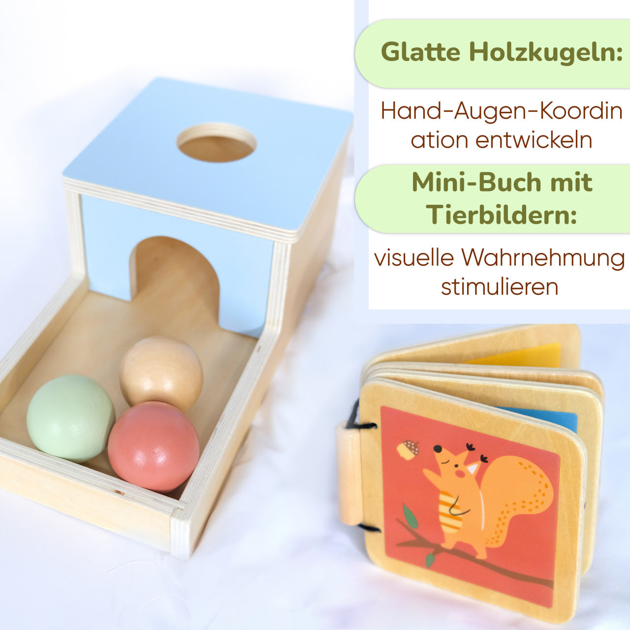 Montessori set "BusyKids" for children from 6 to 12 months