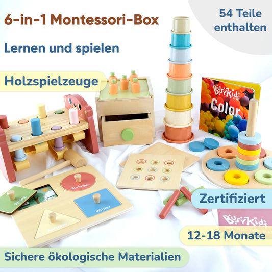 Montessori set "BusyKids" for children from 12 to 18 months