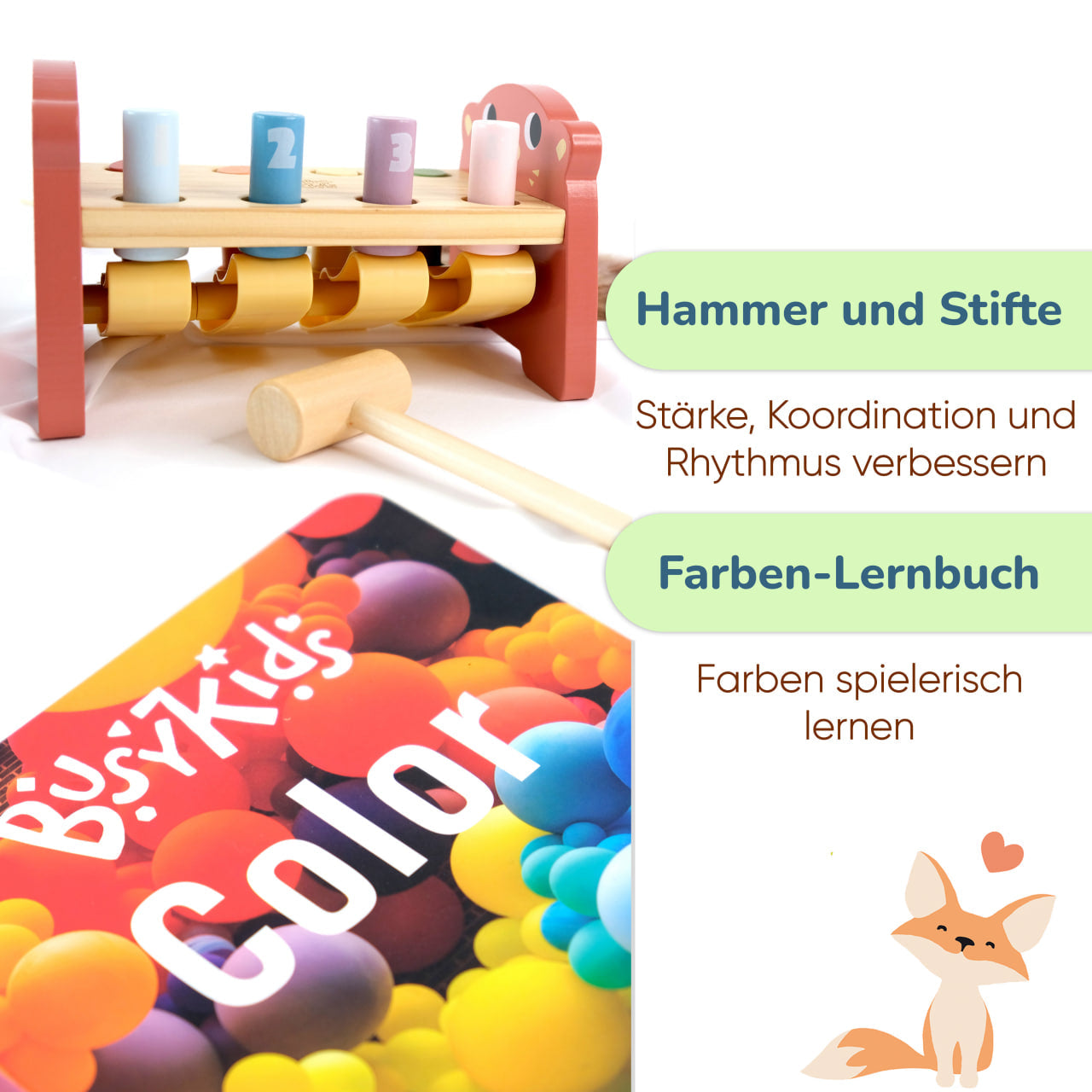 Montessori set "BusyKids" for children from 12 to 18 months