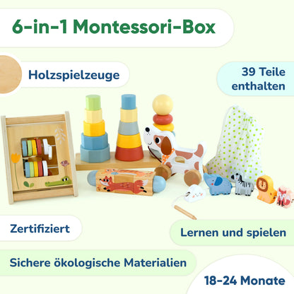 Montessori Play BOX - developmental set for children aged 18 to 24 months