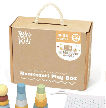 Montessori Play BOX - developmental set for children aged 18 to 24 months