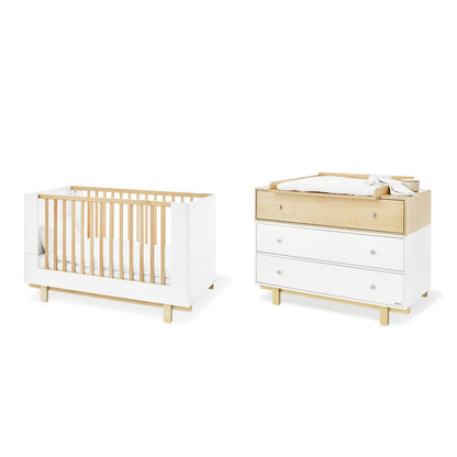 Babykamer Boks 2 - delige set - ledikant en commode - 