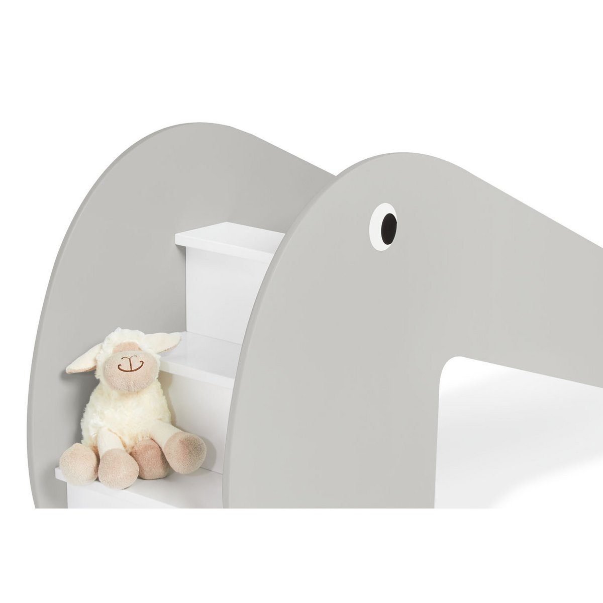 Indoor - slide "lotta", grijs/wit - 